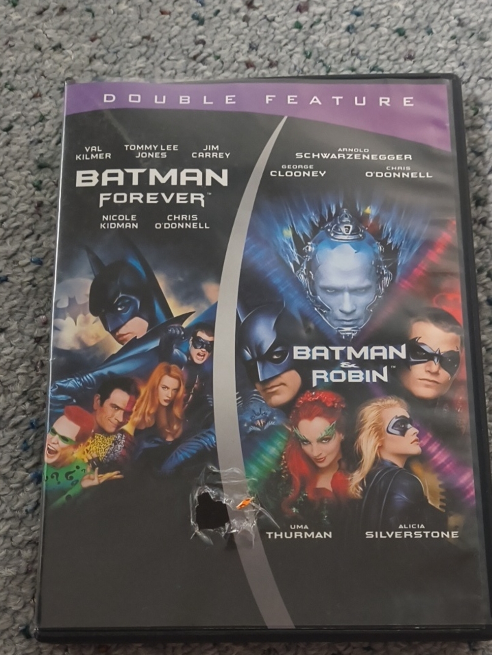 Batman Forever & Batman & Robin Double Feature DVD - Black